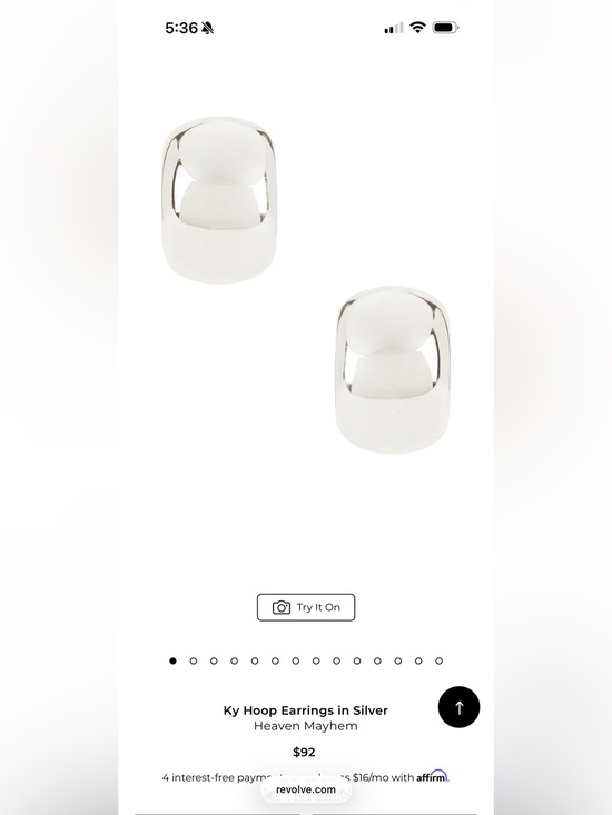 Heaven Mayhem Jewelry - Heaven Mayhem Silver Dome Hoops